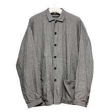 画像をギャラリービューアに読み込む, AUBERGE オーベルジュ 22SS BEAN VEG 製品染めリネンカバーオールジャケット 44 グレー 3444