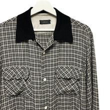 画像をギャラリービューアに読み込む, UNDERCOVER アンダーカバー レーヨンチェック柄オープンカラーシャツ UCT4401-2