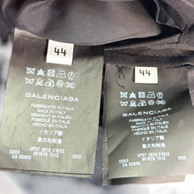 이미지를 갤러리 뷰어에 로드 , BALENCIAGA バレンシアガ ストライプセットアップスーツ 301976 44 ブラック 15422