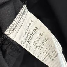 Load image into Gallery viewer, nagonstans ナゴンスタンス 23SS asymmetry half sleeves shirt アシンメトリー半袖シャツ 470GS530-0920 M ブラック R14637