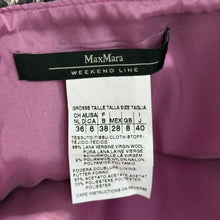 Load image into Gallery viewer, Weekend Max Mara ウィークエンドマックスマーラ ハウンドトゥースベルテッドウールスカート 14459