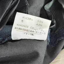 Load image into Gallery viewer, Maison Martin Margiela メゾンマルタンマルジェラ 00AW ポリエステルウールアナトミックパンツ 44 ネイビー 14619