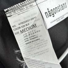 画像をギャラリービューアに読み込む, nagonstans ナゴンスタンス 23SS asymmetry elastic tack skirt タイプライターアシンメトリーゴムタックスカート 470GS931-0970 M ブラック 14536