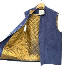 Lade das Bild in den Galerie-Viewer, CHRYSALIS クリサリス BODMIN GILET コーデュロイベスト 40 ネイビー 15086