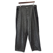 画像をギャラリービューアに読み込む, S'YTE by yohji yamamoto サイト ヨウジヤマモト 7oz TWO-TONE DENIM 5POCKET WIDE PANTS ワイドデニムパンツ UT-P20-002 2 ブラック 14821