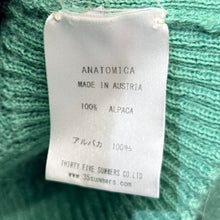 画像をギャラリービューアに読み込む, FANNI LEMMERMAYER for ANATOMICA ファニレママイヤー アナトミカ 2PLY CARDIGAN アルパカカーディガン グリーン 15653