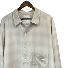 이미지를 갤러리 뷰어에 로드 , ANCELLM アンセルム 25SS OMBRECHECK SHIRT ダメージ加工オンブレチェックシャツ ANC-SH61-A 1 ピンク 15492