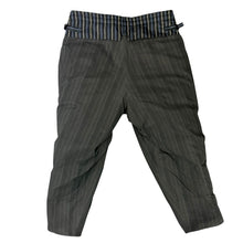 이미지를 갤러리 뷰어에 로드 , Yohji Yamamoto POUR HOMME ヨウジヤマモトプールオム 25AW DIAGONAL FPADDED PRINTED PANTS 墨染リバーシブル中綿ワイドテーパードパンツ HL-P45-804 2 ブラック 15177