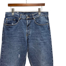 画像をギャラリービューアに読み込む, DRIES VAN NOTEN ドリスヴァンノッテン 17AW ダメージ加工ストレートデニムパンツ 13735