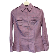 Load image into Gallery viewer, Maison Martin Margiela メゾンマルタンマルジェラ 95AW artisanal purple military shirt アーティザナル ミリタリーシャツ 14140