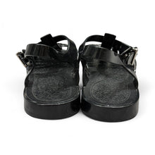 画像をギャラリービューアに読み込む, CELINE セリーヌ 20SS PVC ラバーグルカサンダル 37 ブラック 14780