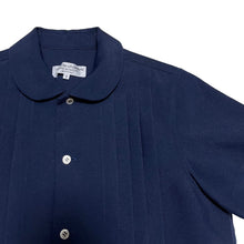 画像をギャラリービューアに読み込む, robe de chambre COMME des GARCONS ローブドシャンブル コムデギャルソン 01SS ラウンドカラープリーツ半袖シャツ RE-B005