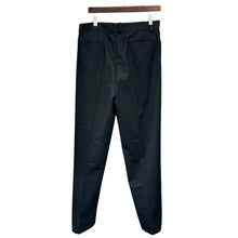 画像をギャラリービューアに読み込む, A.PRESSE アプレッセ 24AW Wool Kersey Trousers レザーパイピングウールスラックス 24AAP-04-08H 2 ブラック 15712