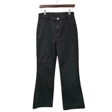 이미지를 갤러리 뷰어에 로드 , CHIGNON シニヨン ストレッチコットンフレアパンツ 3221-003NS 38 ブラック 14340