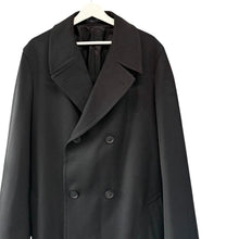 画像をギャラリービューアに読み込む, REGULATION Yohji Yamamoto レギュレーションヨウジヤマモト Re ARMY GABARDINE O-8BWRe GABARDINE COAT ウールギャバジンダブルブレストコート HO-C02-141 14270