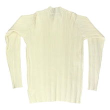 画像をギャラリービューアに読み込む, Vaporize ヴェイパライズ 22AW Random Rib Hi Neck リブ編みストレッチハイネックカットソー M アイボリー 15363