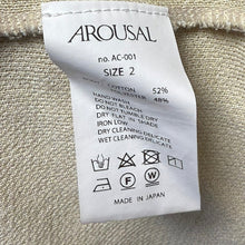 画像をギャラリービューアに読み込む, AROUSAL アローサル skipper shirt スキッパーニットポロシャツ カットソー AC-001 14033