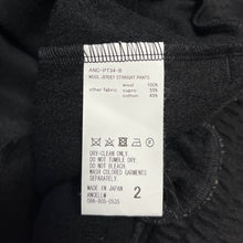 Load image into Gallery viewer, ANCELLM アンセルム 23AW WOOL JERSEY STRAIGHT PANTS ウールジャージーイージーストレートパンツ ANC-PT34-B