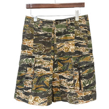 Lade das Bild in den Galerie-Viewer, DRIES VAN NOTEN ドリスヴァンノッテン 20SS カモフラ柄カーゴショートパンツ 46 カーキ 14722