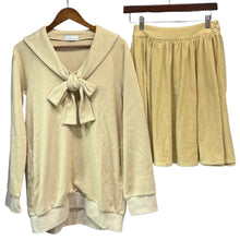 Lade das Bild in den Galerie-Viewer, ha za ma ハザマ 大人に向けたセーラー服トップス スカート セットアップ S ベージュ 14846