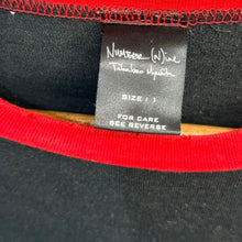 Lade das Bild in den Galerie-Viewer, NUMBER NINE ナンバーナイン 05AW ハイストリート期 Fender Logo フェンダーロゴプリントラグランスリーブカットソー 1 ブラック 15353