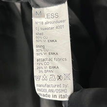 Load image into Gallery viewer, BLESS ブレス N18 aliroundwear c j sweater 4001 テーラードディティール再構築ロゴプルオーバーブルゾン M ブラック 3467