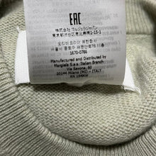画像をギャラリービューアに読み込む, Maison Margiela メゾンマルジェラ 22AW カシミヤクルーネックニットセーター SI0HA0002 M グリーン 3445
