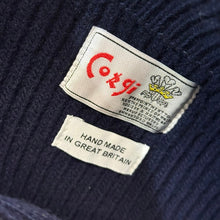 画像をギャラリービューアに読み込む, corgi コーギー カシミヤドライバーズニット L ネイビー 15035