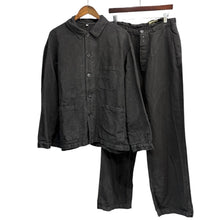 画像をギャラリービューアに読み込む, VETRA ベトラ 24SS コットンリネンブルゾン ワークパンツ カバーオールジャケット セットアップ 14283