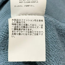 画像をギャラリービューアに読み込む, SUGARHILL シュガーヒル 24AW AGED ZIP-UP SWEAT SHIRT ダメージ加工ジップアップスウェット 2411300905 3 ブルー 14891