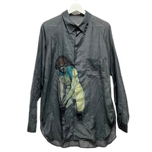 画像をギャラリービューアに読み込む, Yohji Yamamoto POUR HOMME ヨウジヤマモトプールオム 24SS WOMAN WEARING SOCKS A-WOMAN WEARING SOCKS B コットンシルクシャツ HS-B22-043