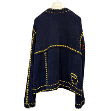 Lade das Bild in den Galerie-Viewer, PHINGERIN フィンガリン 25AW PG1 POCKET CARDIGAN ポケットカーディガン PD-252-KN-021 XL ネイビー 15283