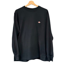 画像をギャラリービューアに読み込む, DANTON ダントン クルーネックロングスリーブTシャツ DT-C0200 TCB S ブラック 15453