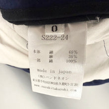 画像をギャラリービューアに読み込む, suzuki takayuki スズキタカユキ 22SS EASY PANTS コットンリネン2タックイージーパンツ 14124