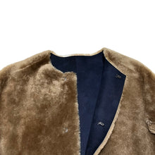 Lade das Bild in den Galerie-Viewer, BLAMINK ブラミンク リバーシブルノーカラームートンコート