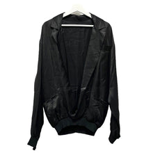 Load image into Gallery viewer, BLESS ブレス N18 aliroundwear c j sweater 4001 テーラードディティール再構築ロゴプルオーバーブルゾン M ブラック 3467