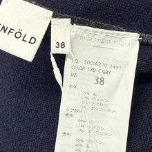 画像をギャラリービューアに読み込む, ENFOLD エンフォルド 25AW REVERSIBLE PULLOVER リバーシブルニット 300IA270-2491 38 グレー×ネイビー 15250