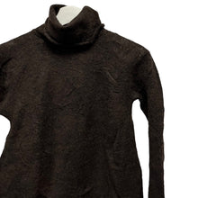 画像をギャラリービューアに読み込む, JUNYA WATANABE ジュンヤワタナベ 03AW ウール縮絨シワ加工ハイネックニットセーター AD2003 ブラウン 3498