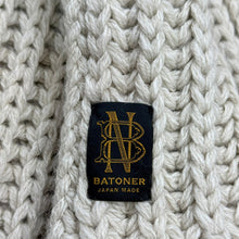画像をギャラリービューアに読み込む, BATONER バトナー FRINGE MUFFLER LONG フリンジマフラー F アイボリー 15366
