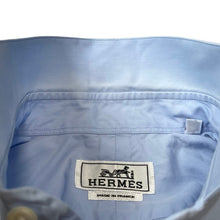 画像をギャラリービューアに読み込む, HERMES エルメス セリエボタンクラシックドレスシャツ