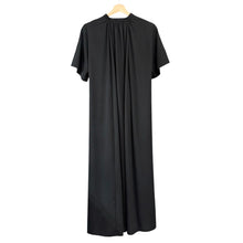 画像をギャラリービューアに読み込む, ENFOLD エンフォルド 21AW PEライトジョーゼットコクーンワンピース 300EA333-2100 38 ブラック 14573