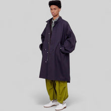 Lade das Bild in den Galerie-Viewer, cale カル 22AW コットンギャバジンワイドカーゴパンツ C223F05P01