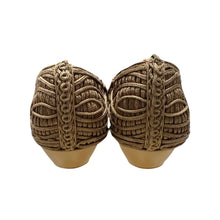 Load image into Gallery viewer, Mame Kurogouchi マメクロゴウチ 23SS Cord Embroidery Egg Heel Pumps コード刺繍エッグヒールパンプス MM23SS-AC305 14203