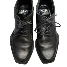 画像をギャラリービューアに読み込む, trippen トリッペン Leather Steady Shoe in Black スクエアレザーシューズ サイズ37 R14598