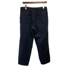 画像をギャラリービューアに読み込む, tricot COMME des GARCONS トリココムデギャソン 18AW ウール縮絨加工2タックテーパードパンツ M ネイビー TB-P008 3506