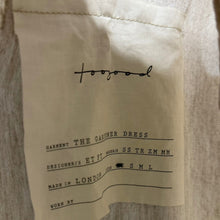 画像をギャラリービューアに読み込む, toogood トゥーグッド THE GARDENER DRESS リネンノースリーブドレスワンピース XS アイボリー 14593