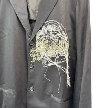 Lade das Bild in den Galerie-Viewer, S'YTE by yohji yamamoto サイト ヨウジヤマモト COTTON TWILL SKULL EMBROIDERY JACKET スカル刺繍ジャケット UQ-J08-001 2 ブラック 15826