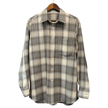 画像をギャラリービューアに読み込む, AURALEE オーラリー 22AW SUPER LIGHT WOOL CHECK SHIRTS ウールチェックシャツ A22AS01LC 3 ブラウン 15527