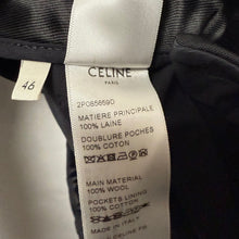 Lade das Bild in den Galerie-Viewer, CELINE セリーヌ ウールクラシックスラックスパンツ 2P085659D サイズ46