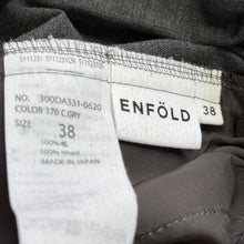 画像をギャラリービューアに読み込む, ENFOLD エンフォルド 20AW ライトサマーウールパンツ 300DA331-0620 38 グレー R14653